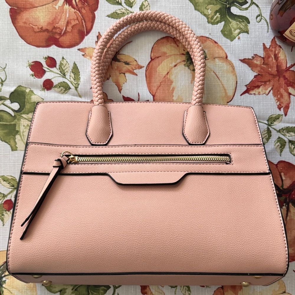 Chic Blush Satchel Bag
